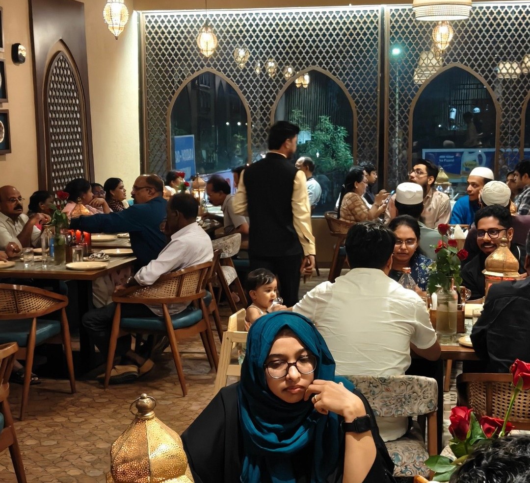 Guests dining at Qissa